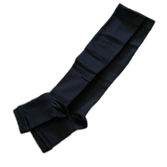 Black Compression Socks Sleeves Open Toe Medical size S/M Lot of 3 Pair NEW - Picture 1 of 5